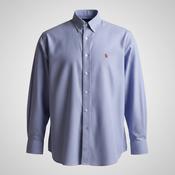 Vintage Polo by Ralph Lauren Men's  Purple Solid Button Down Shirt MADE in USA In XL|L34W24|SKU 5343 image
