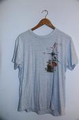 Vintage grey Carribean sea print mens medium tees image