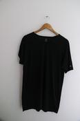 Vintage champion plain black V-neck mens medium tees image