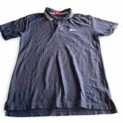 Vintage Slazenger blue short sleeve regular fit Polos for Men in size M|L29 W20| SKU 5370 image