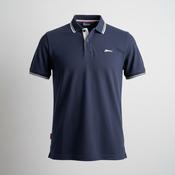 Vintage Slazenger Tipped short sleeve navy blue Polo Jersey Mens in XXL| l32 w25| SKU 5375