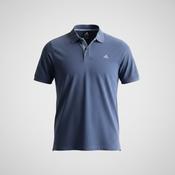 Vintage ADIDAS Clima365 90s men's dark blue oversize XXL polo shirt| L33 W25| SKU 5381 image