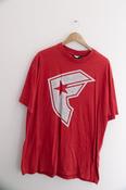 Vintage red famous star strap mens Xlarge tees image