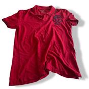 Vintage men's red True Religion world tour polo shirt fits L| L32 W21| SKU 5389 image