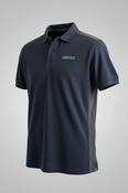 Vintage snicker work wear navy polo shirt in L| L31 W21| SKU 5395 image