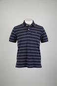 Vintage  North Coast Stripped Mens blue Regular Fit Polo Shirt L| L29W21| SKU 5398 image