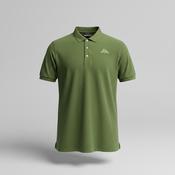 Vintage men's oversize KAPPA Size  XXL Polo Shirt green 90s| L32 W23| SKU 5404