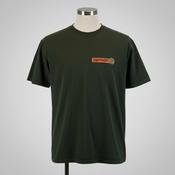 Vintage men's dark green Gildan heavy cotton tees in XL By Jagermeister Asia Tour|L29W18|SKU 5407