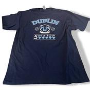 Vintage Fruit of the loom Dublin Ireland 5 in a row 2019 Crew Neck Blue St. Paddy's Day tees in M|L28W19|SKU 5409 image