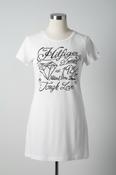 Vintage Tommy Hilfiger white denim graphics women's tees in M|L26W16|SKU 5412 image