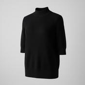 Vintage Zara knit Women's Navy blue high neck Jumper in L| L25 W16| SKU 5416