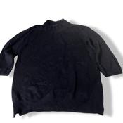 Vintage Zara knit Women's Navy blue high neck Jumper in L| L25 W16| SKU 5416 image