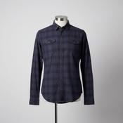 Vintage Duck And Cover Slim Fit Blue Button down Shirt Mens Size L|L31 W18| SKU 5423 image