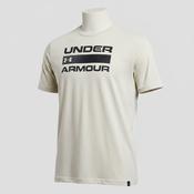 Vintage Man cream T-Shirt in M Under Armour Team Issue Wordmark| L29 W19| SKU 5426 image