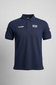 Vintage men's Hummel Ply navy blue Polo Shirt in XXL|L 30 W26| SKU 5427 image