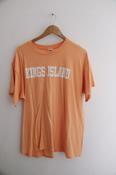 Vintage King Island print mens orange large tees image