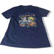 Vintage men Difuzed Naruto Herren Anime Graphic navy blue tee in L|L27 W18|5495 image