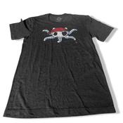Vintage women Grey ninja graphics tees in size S| L26 W16|SKU 5513 image