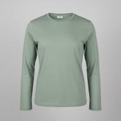 Mens Made in Bangladesh COS green long sleeve plain tees in M|L26 W20|SKU 6507 image