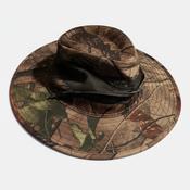 Mens Mountain Country Camo Structured Lightweight Fabric Safari Hat  SKU 6784