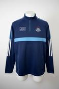 O'Neills Dublin GAA Men's Dynamo Hybrid Half Zip Top Marine / Sky / White. image