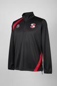 Vintage men's Balon black  1/4 zip sweatshirt  training top in size S|L30W20|SKU 5527