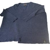 V neck Superdy soft navy Large Sweatshirt image