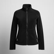 Wanabee Vintage black women's fleece jacket in size  XL L 29 W 20 SKU 6266
