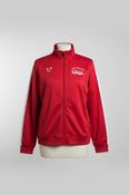 Vintage Nike Track Jacket Nike 90's Track Jacket Embroidered College Zip Up Colour: Red