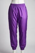 VINTAGE Iridescent PURPLE 1990s "Ocean East" Workout PANTS Size Small