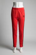 Vintage unisex orange Adidas cotton polyester track pant in L|L28 W28|SKU 6059