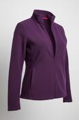 Vintage fleece women's purple jacket