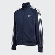 Adidas Vintage Unisex 3-Stripes Navy Blue Zip-Up Tracksuit Top