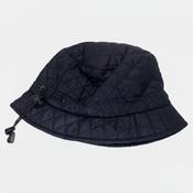 Hawkins Cute Foldable Water Repellent Quilted Bucket Cap w/Adjustable Drawstring, Packable Rain Hat