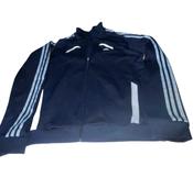 Vintage 90s Adidas Windbreaker Navy Blue Adidas Jacket Adidas Retro Track Jacket Adidas Windbreaker Tracksuit in L|L31W23|SKU 6144 image