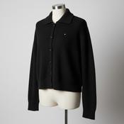 Vintage men Tommy Hilfiger navy full zip high neck jumper in M|L29 W20|SKU 6140