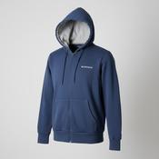 Vintage men blue McKenzie Essential Edge Full Zip Hoodie in S