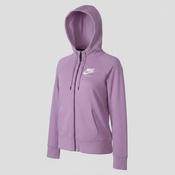 Vintage purple Nike just do it medium regular fit full zip up hoodie| SKU 3528 image