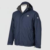 Vintage men Karrim the great britain mountain company weatherite navy wind breaker full zip hoodie jacket in L|L37 W25|SKU 6521