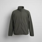 Vintage men grey fleece full zip high neck wind breaker jumper in M|W26 L22|6264