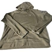 Vintage men Boggi Milano graphics SCUBA  Khaki green hoodie in L|L29 W23|SKU 6095 image