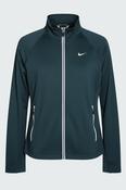 Vintage women Nike fit dry black full zip training fleece track top in M|L28W20 image