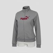 Vintage Puma Women's grey small full zip up high neck track top | S | SKU 3536