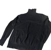 Hema Slim Fit Merino Wool-Blend Turtle Neck black turtleneck Womens SKU 6161 image