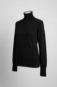 Hema Slim Fit Merino Wool-Blend Turtle Neck black turtleneck Womens SKU 6161 image