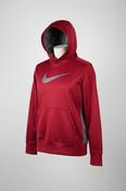 Vintage Red therma fit nike small hoodie womens  in small L21 W 17 | SKU 6234