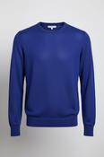 Sfera men essentials regular fit navy  crew neck sweatshirt in M|L29 W21|SKU 6731 100% COTTON image