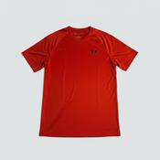 Under Armour Heat Gear Size M Men's Red/Orange Athletic T-Shirt - Used Sku 6842