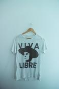 Vintage Gap Viva Libre graphics mens small white tshirt image