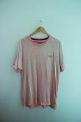 Vintage pink super dry large tshirt image